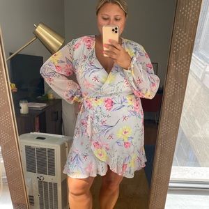 All in Favor / Nordstrom Floral Wrap Dress